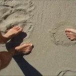 2 people on the sand